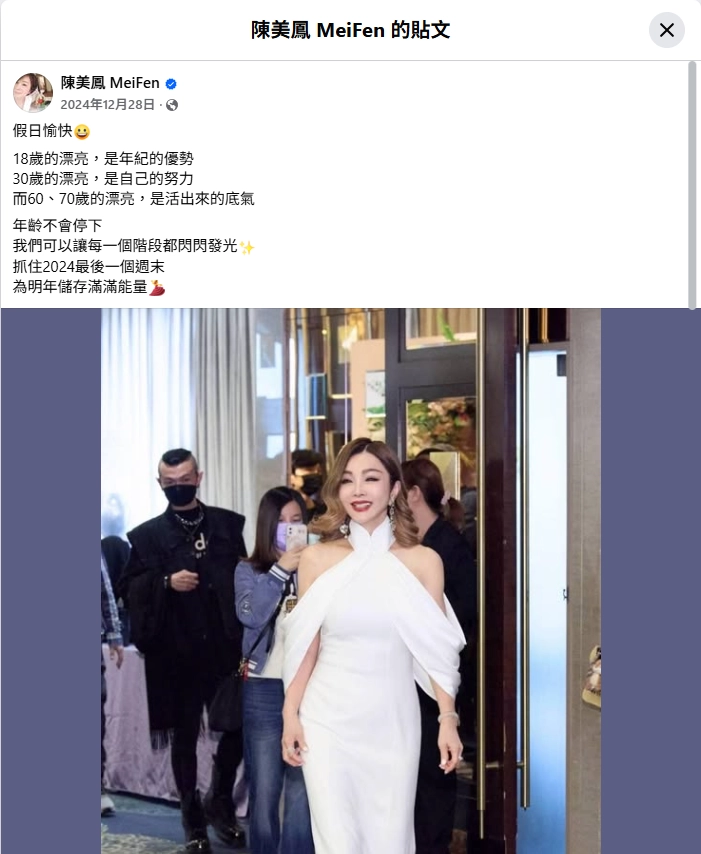 陳美鳳的FB臉書貼文
