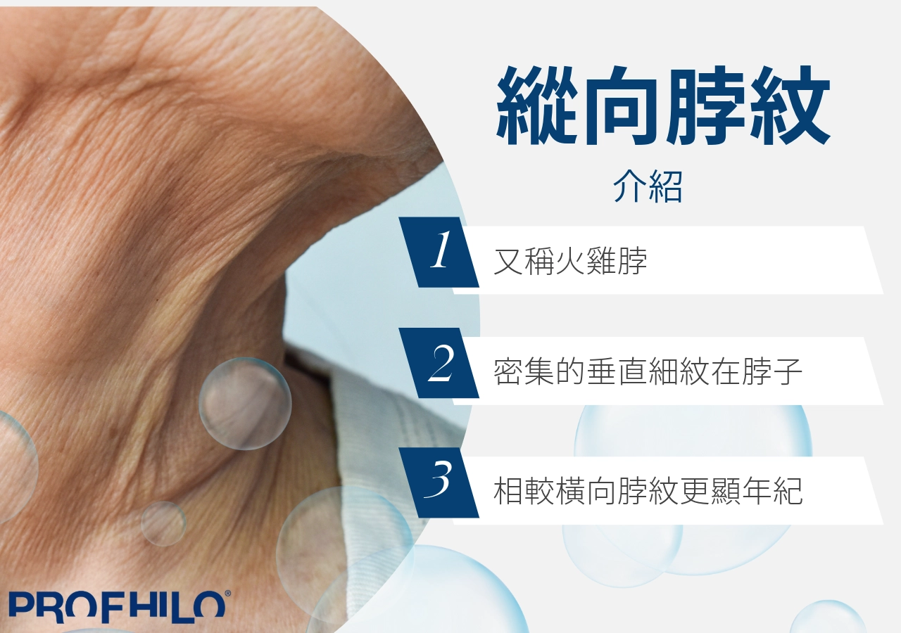  縱向脖紋（垂直皺紋）