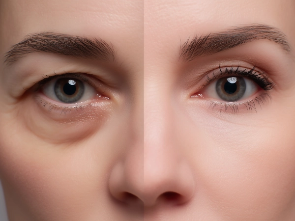 臥蠶要平滿、有光澤