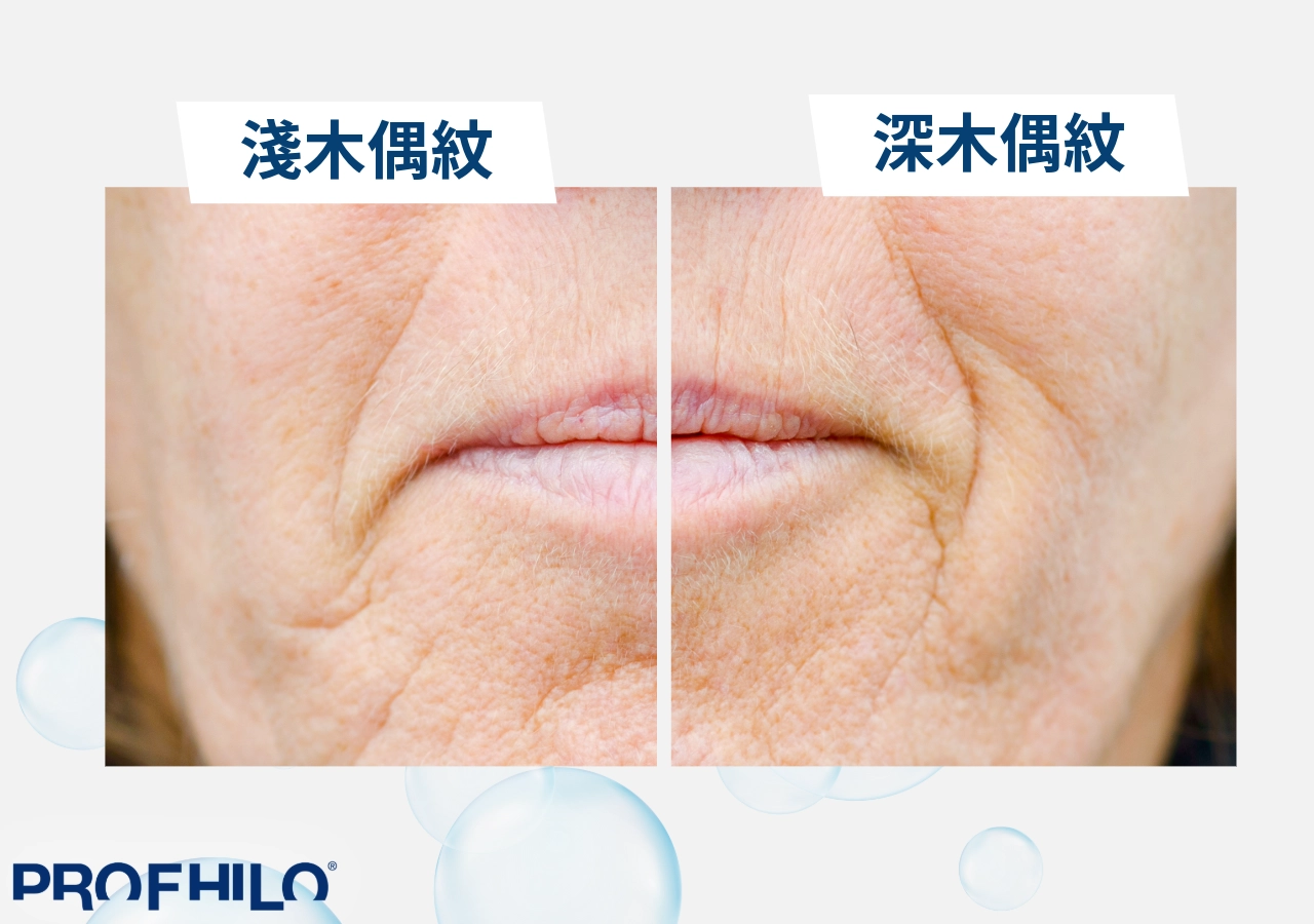 不同深度的木偶紋